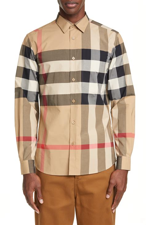 burberry shirts first copy|Burberry button up shirt men.